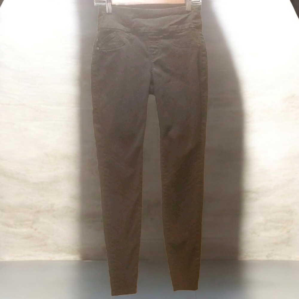 Rock & Republic Jeans Womens Size 2 Army Green Skinny Pullon Pull-on Fever